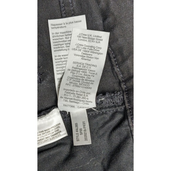 J Crew Womens Size 27 Black 4 Button Cutoff High‎ Waist Shorts 3" Raw Hem Summer - Picture 4 of 7